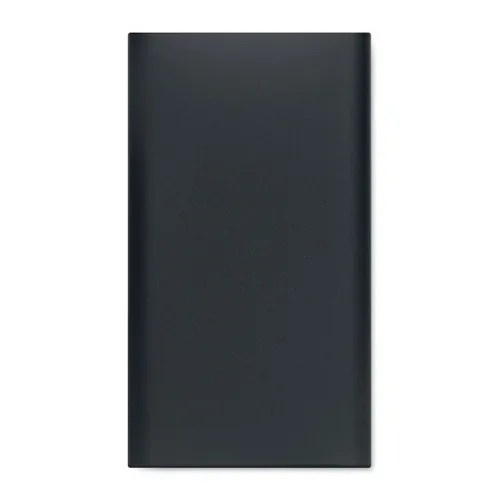 Power bank inalámbrico 15 W en aluminio reciclado ref MO2375 - Side Negro