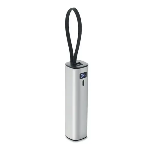 Powerbank 5000 mAh PD 20 W Powertube personalizable ref mo3144 - Plata Mate