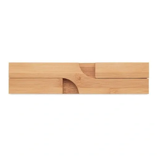 Protector de mesa plegable de bambú natural ref MO6405 - Open Madera