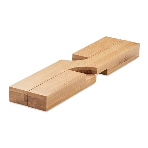 Protector de mesa plegable de bambú natural ref MO6405 - Side Madera