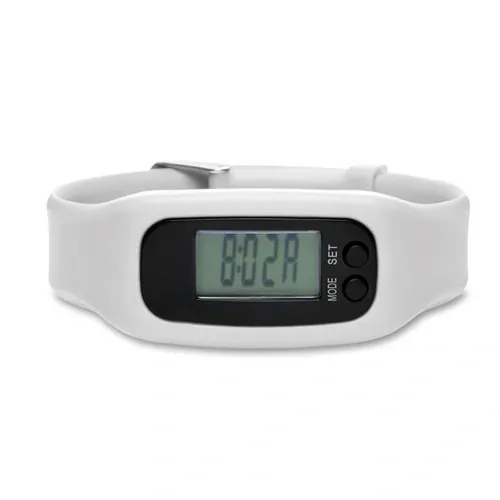 Pulsera deportiva con contador de pasos ref MO9136 - Open Blanco