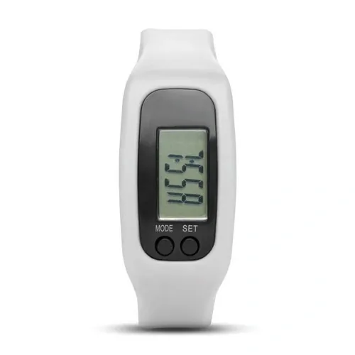 Pulsera deportiva con contador de pasos ref MO9136 - Side Blanco