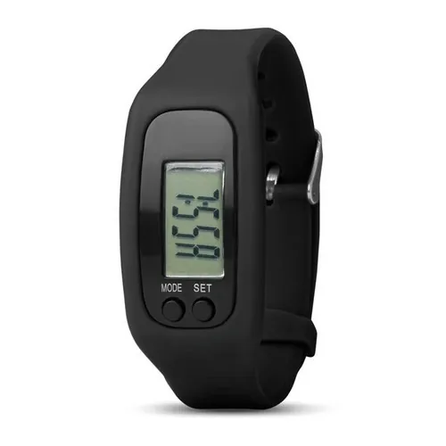 Pulsera deportiva con contador de pasos ref MO9136 - Side Negro