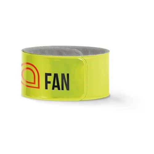 Pulsera fluorescente con forro de terciopelo ref 98505 - Amarillo