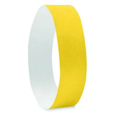 Pulsera DuPontTM Tyvek® numerada para eventos ref MO8942 - Item Detail Picture Amarillo