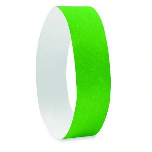 Pulsera DuPontTM Tyvek® numerada para eventos ref MO8942 - Item Detail Picture Verde