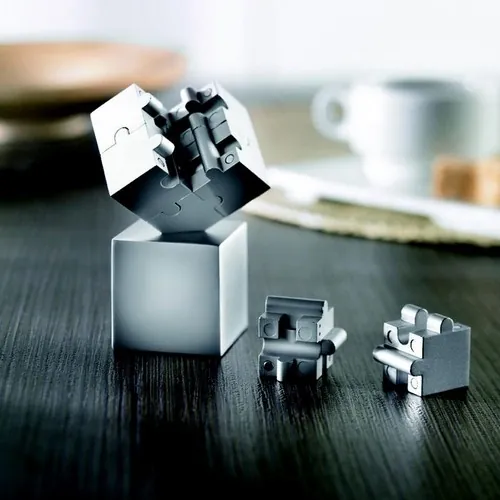 Puzzle 3D magnético decorativo y pisapapeles ref AR1810 - Item Ambiant Picture Plata Mate
