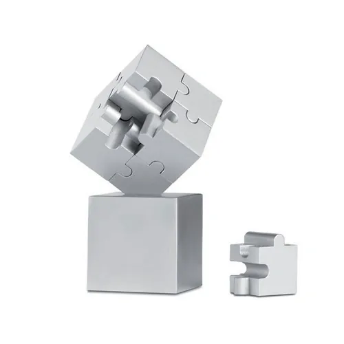 Puzzle 3D magnético decorativo y pisapapeles ref AR1810 - Side Plata Mate