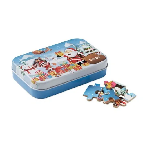 Puzzle navideño de 60 piezas en caja de lata ref CX1507 - Printed Surtido