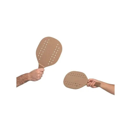 Raquetas de playa MDF con pelota en bolsa de algodón ref 98144 - Natural Oscuro 04