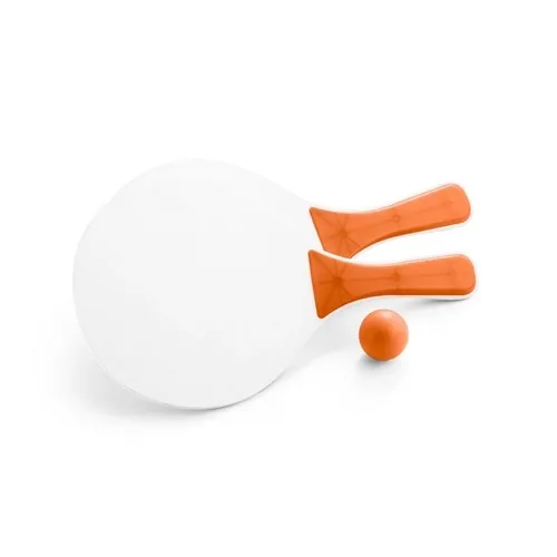 Raquetas de playa MDF con pelota incluida ref 98035 - Naranja