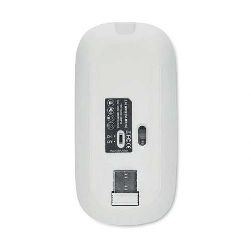 Ratón óptico inalámbrico recargable USB 500 mAh ref MO2222