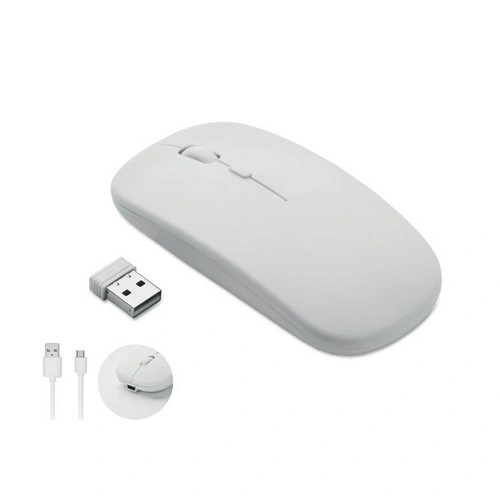 Ratón óptico inalámbrico recargable USB 500 mAh ref MO2222