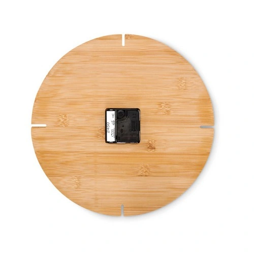 Reloj de pared de bambú ecológico ref MO6792