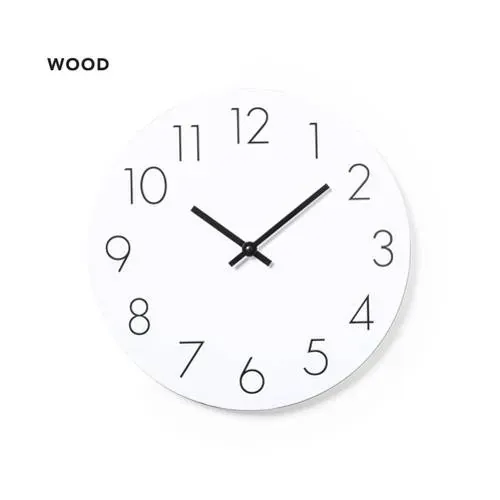 Reloj de pared en madera MDF con dial blanco ref 1692 - vista 1
