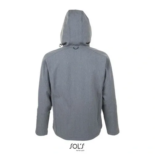 chaqueta SOLS replay impermeable con capucha ref S46602 - Gris Mezcla Back