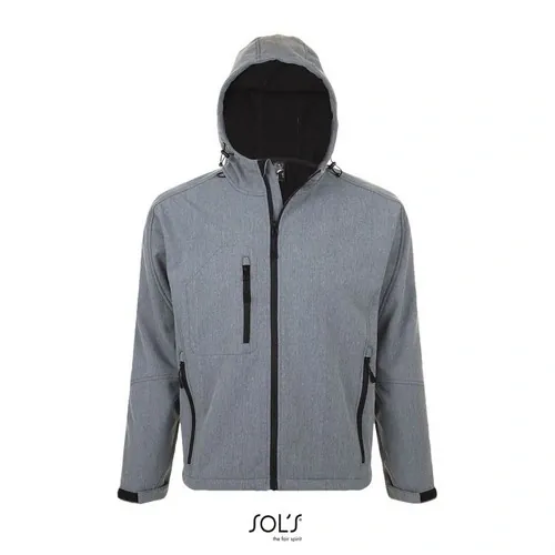 chaqueta SOLS replay impermeable con capucha ref S46602 - Gris Mezcla