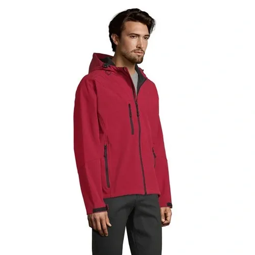 chaqueta SOLS replay impermeable con capucha ref S46602 - Side Rojo Chili