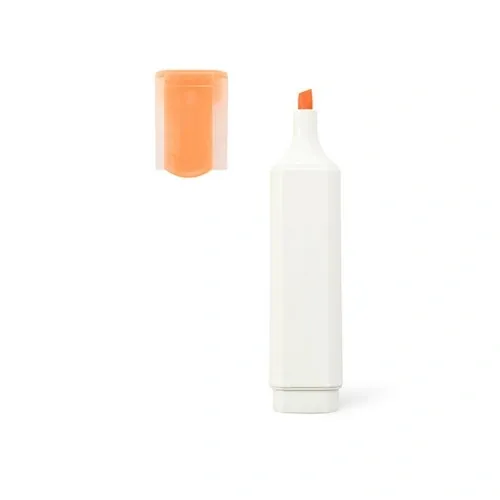 FLETCHER Resaltador PP brillante personalizable para destacar ref 91985 - Naranja