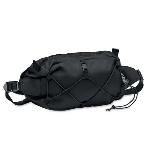 Riñonera RPET 600D con compartimento principal ref MO6719 - Negro