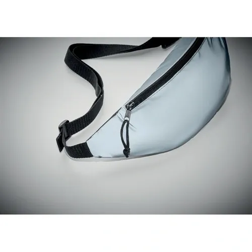 Riñonera reflectante con correa ajustable ref MO9919 - Top Plata Mate