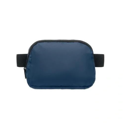 Riñonera ecológica de 300D RPET con forro reciclado ref MO2204 - Back Azul