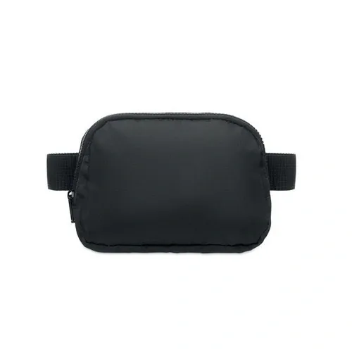 Riñonera ecológica de 300D RPET con forro reciclado ref MO2204 - Back Negro