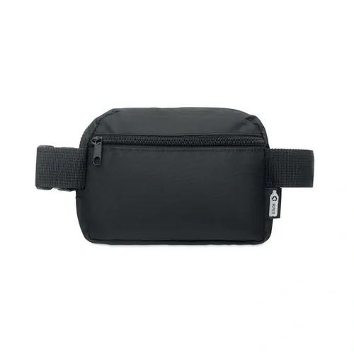 Riñonera ecológica de 300D RPET con forro reciclado ref MO2204 - Side Negro
