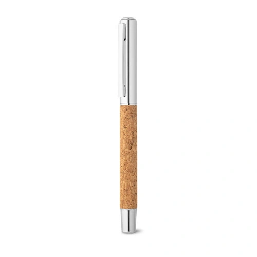 Roller de acero inoxidable con clip y escritura azul ref 91783
