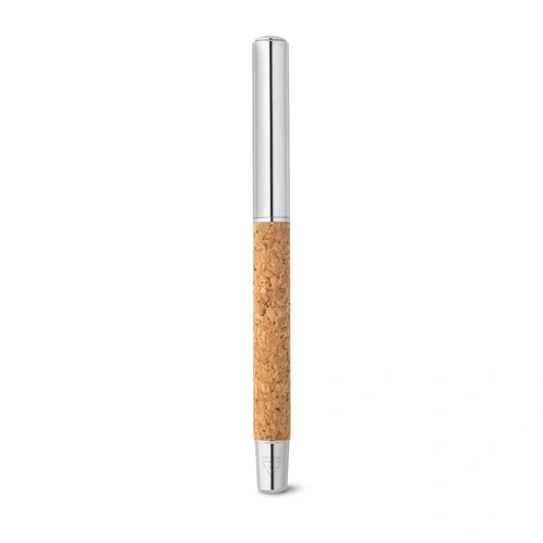 Roller de acero inoxidable con clip y escritura azul ref 91783