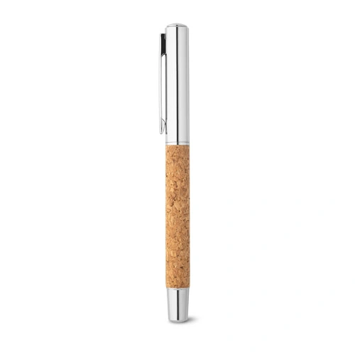 Roller de acero inoxidable con clip y escritura azul ref 91783