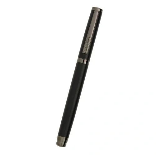 Roller de aluminio premium con carga jumbo de tinta azul ref LE28 - Negro