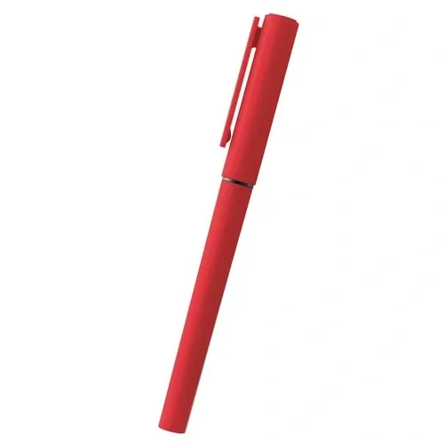 roller de plástico tinta de gel azul punta 05 mm ref OK12 - Rojo
