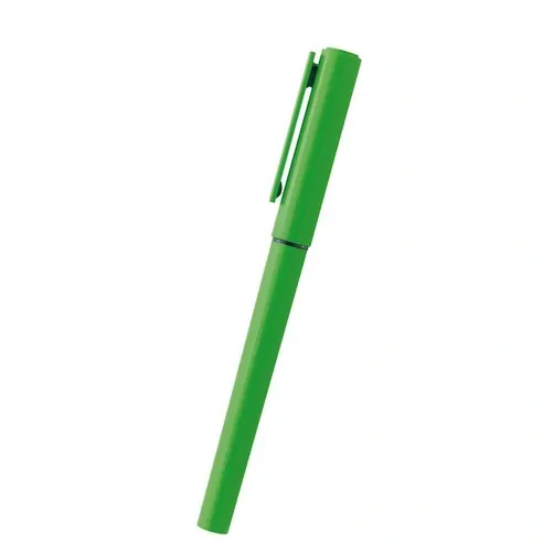 roller de plástico tinta de gel azul punta 05 mm ref OK12 - Verde Pistacho