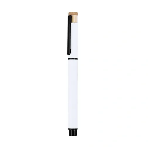 Roller Pracek elegante en bambú y aluminio reciclado ref 22304 - Blanco