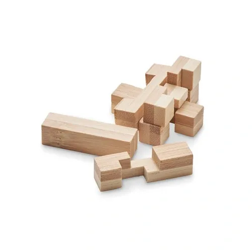 Rompecabezas de bambú ecológico en caja reciclada ref MO6988 - Side Madera