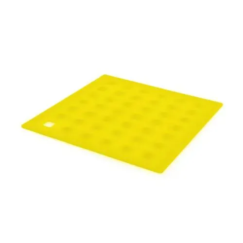 Salvamantel de silicona antideslizante y troquelado ref 4565 - Amarillo