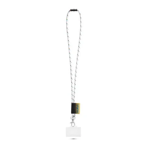 Cordón náutico Bridport con tarjetero personalizable ref 94426 - 301 Blanco