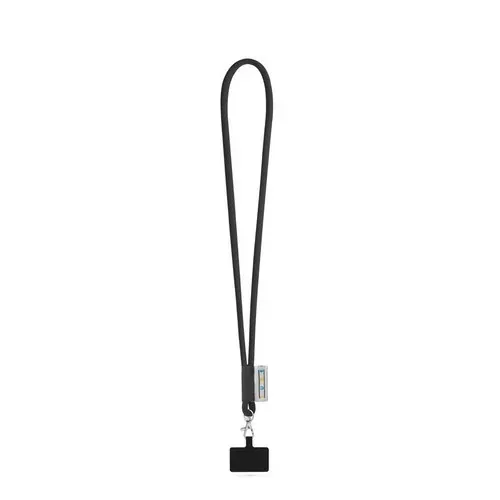 Cordón tubo Gosport poliamida con soporte móvil 24 colores ref 94424 - 300 Negro