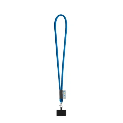 Cordón tubo Gosport poliamida con soporte móvil 24 colores ref 94424 - 303 Azul