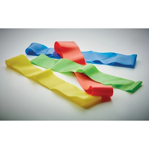 Set de 4 bandas de fitness flexibles en funda de poliéster ref MO9987