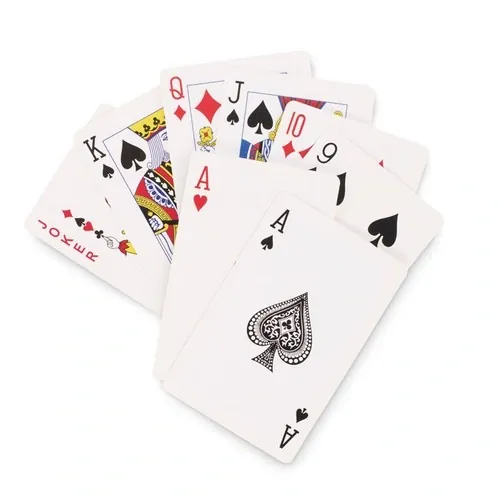 Set de 2 barajas de cartas en estuche reciclado ref MO2532 - Transparente Back