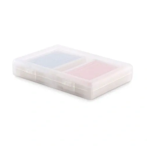 Set de 2 barajas de cartas en estuche reciclado ref MO2532 - Transparente Top