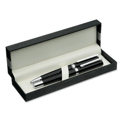 Set de bolígrafo giratorio y roller en caja de regalo ref MO8216