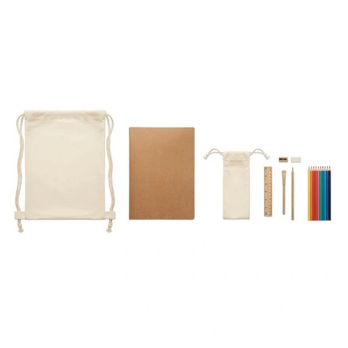 Juego de dibujo infantil con papelería y lápices de colores ref MO6980