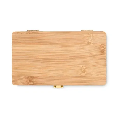 Set de herramientas 21 piezas en estuche de bambú ref MO6496 - Open Madera