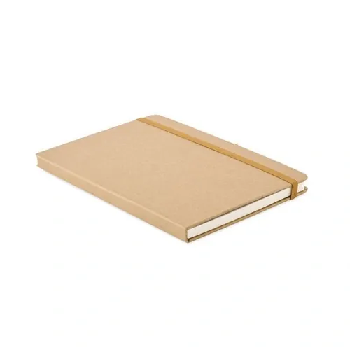 Set de papelería A5 con papel reciclado y notas adhesivas ref MO2554 - Beig Open