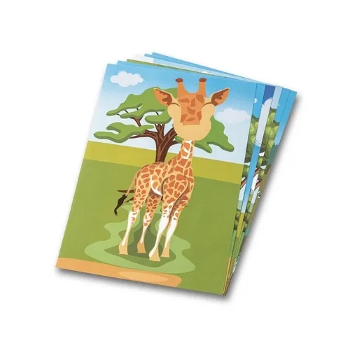 Set de pegatinas de animales para personalizar y jugar ref 98002 - Blanco 03