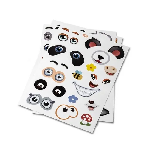 Set de pegatinas de animales para personalizar y jugar ref 98002 - Blanco 04