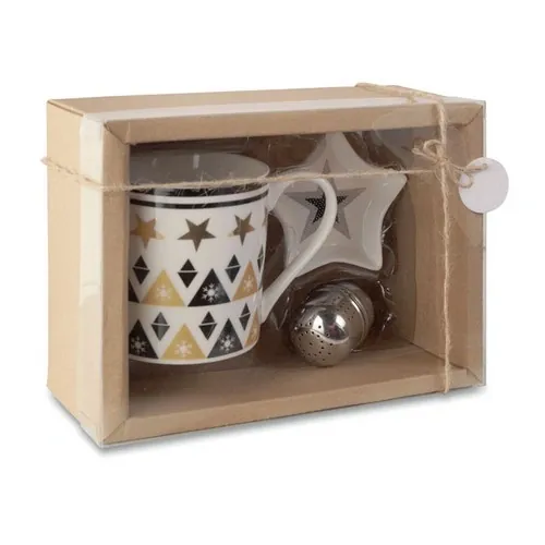 Set de taza cerámica con filtro para té ref CX1443 - Back Multicolor